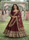 Vedanshi Hit By Nsf Vichitra Silk Work Gown With Dupatta Exporters In India